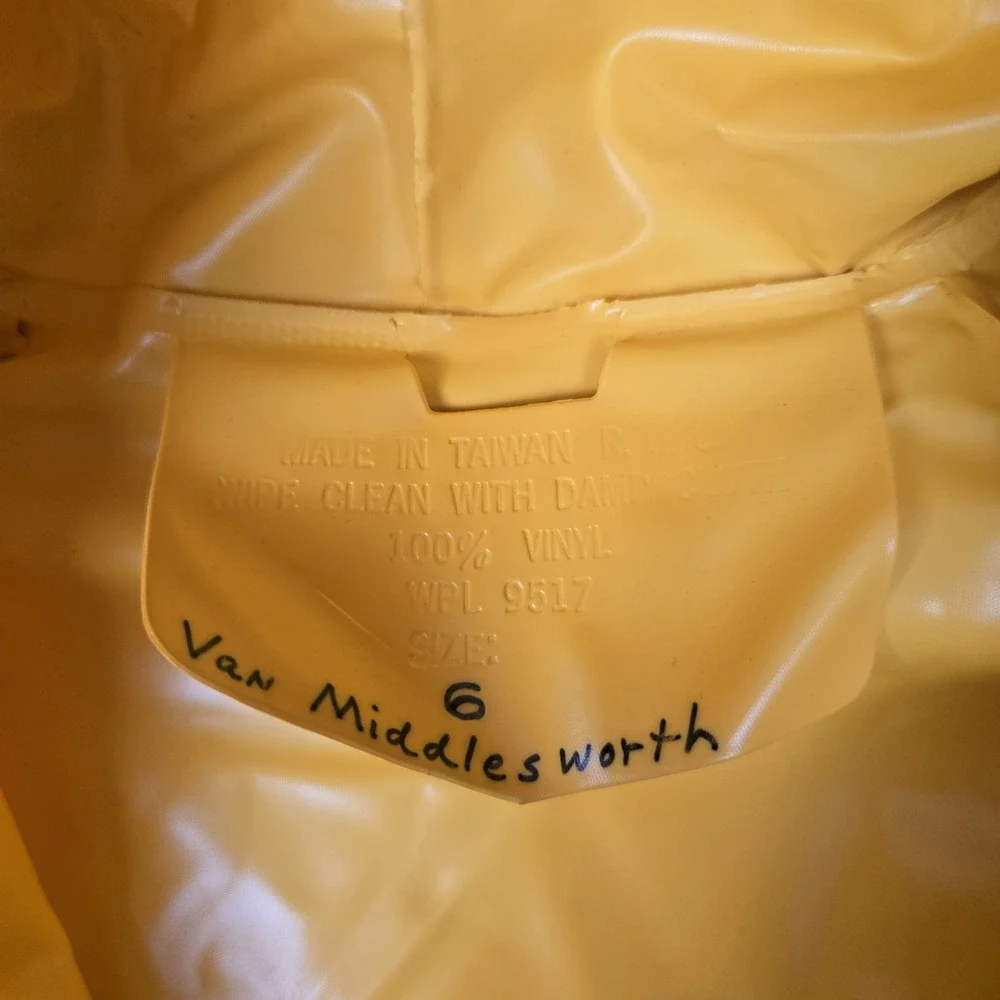 VTG 60s Looney Tunes Bug Bunny Raincoat‎ Jacket Cartoon RARE Size S (6) *READ